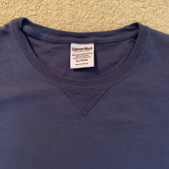 ComfortWash by Hanes Unisex Garment-Dyed Crewneck Sweatshirt <New without Tag> - Picture 3 of 4